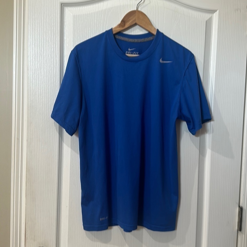 Nike size medium, short sleeve, royal blue, athletic T-shirt